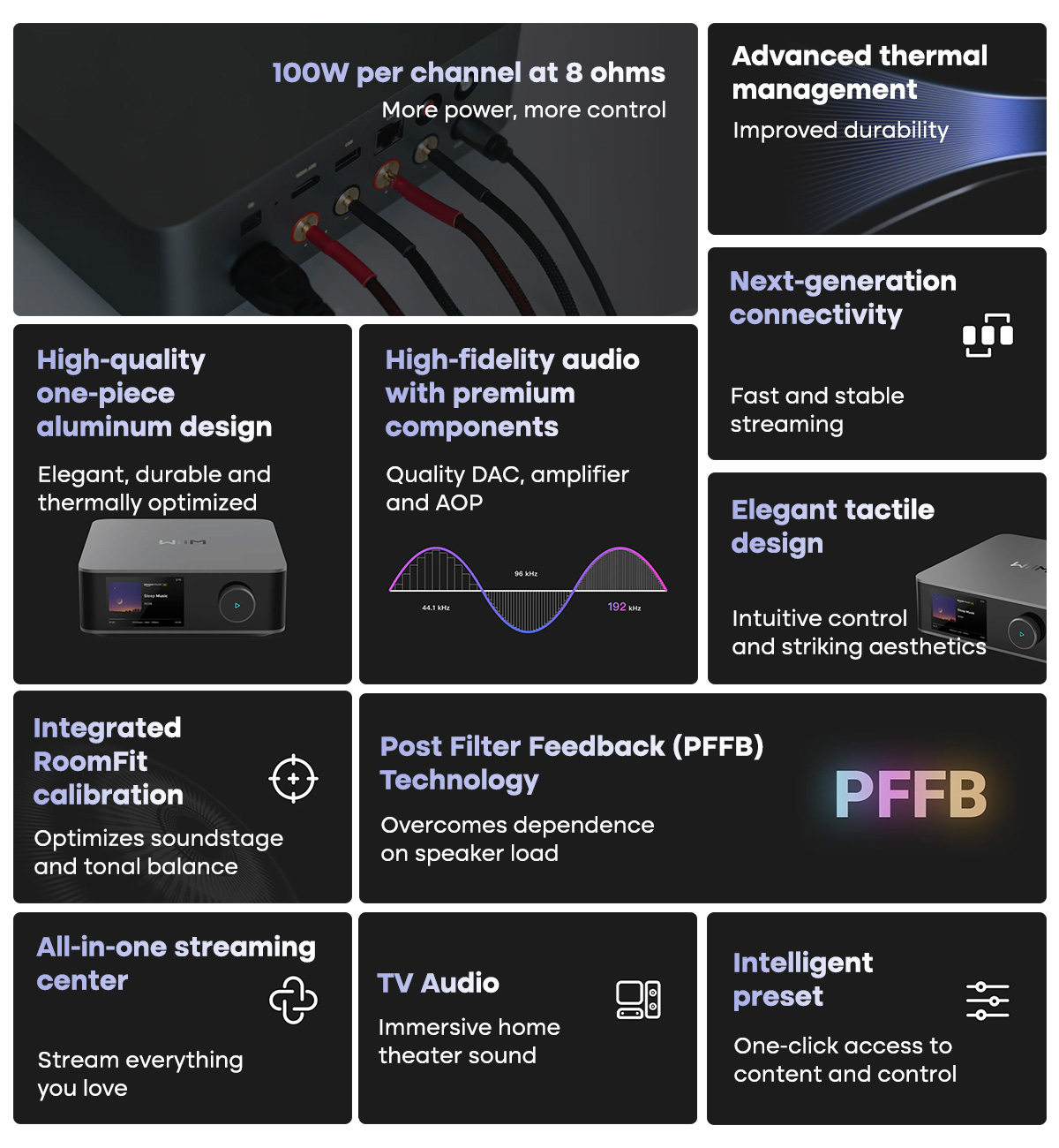 WiiM Amp Ultra: Key features