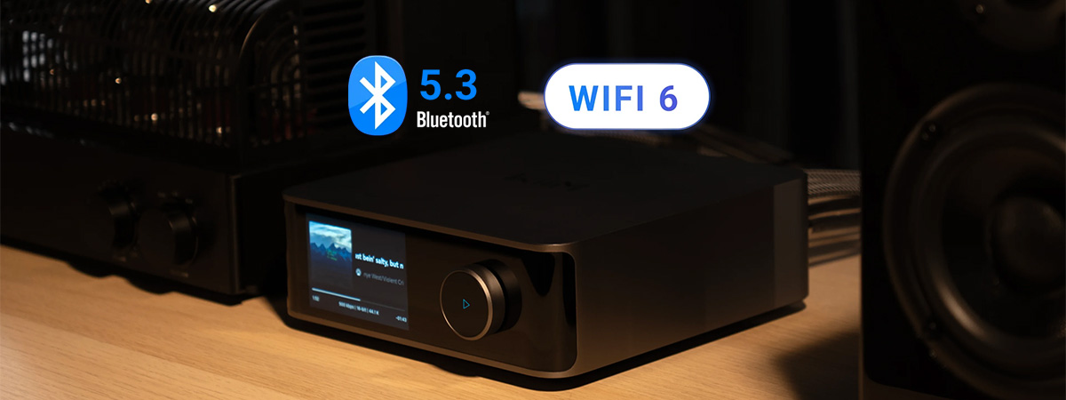 WiiM Amp Ultra: PFFB logo