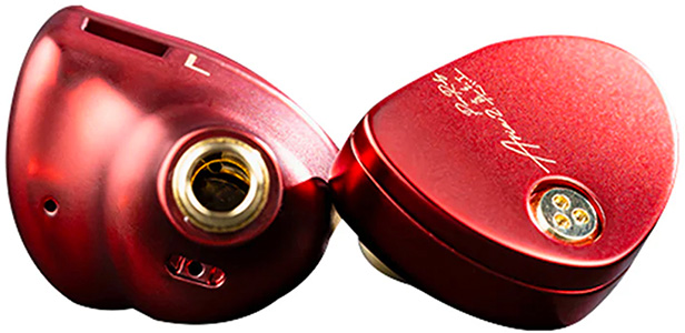 MOONDROP ARIA 2 Écouteurs Intra-Auriculaires IEM Dynamiques 122dB 33 Ohm 16Hz-22kHz : Front and back view