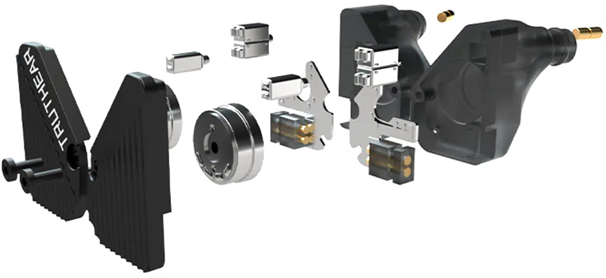 Truthear Pure : Cross-sectional view of the composition of an earphone