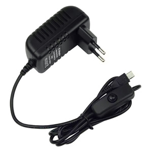 USB-C avec interrupteur Adaptateur secteur micro usb 5v