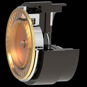 EarAcoustic SPA-PRO : Cutaway view of the driver
