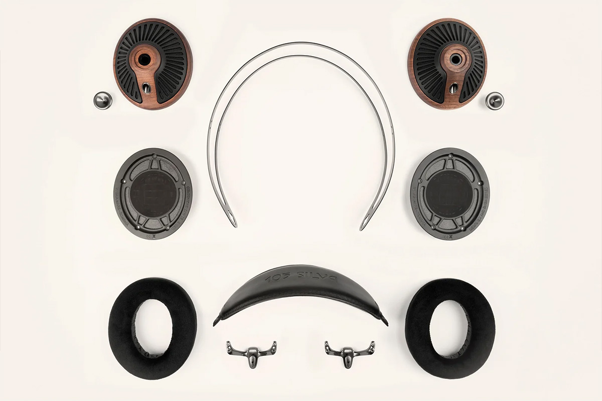 Vue éclatée du Meze Audio 105 Silva