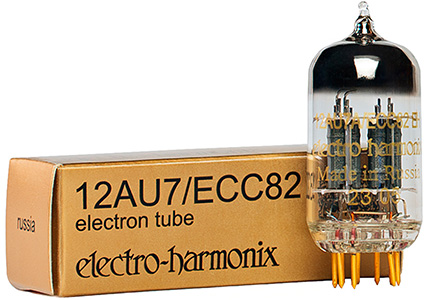 ELECTRO HARMONIX GOLD 12AU7EH : Vue de face