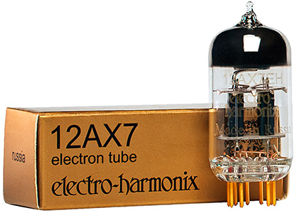 ELECTRO HARMONIX GOLD 12AX7EH : Vue de face