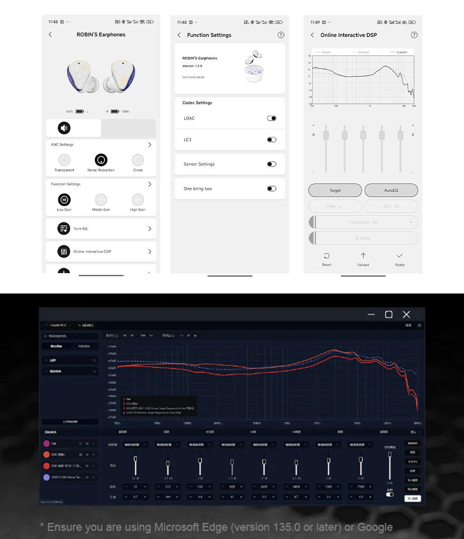 L'application du Moondrop Dawn 2
