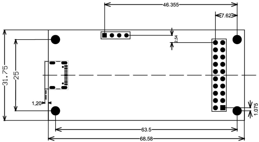 York Pico B : dimensions
