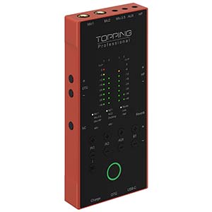 Photo de l'interface TOPPING PROFESSIONAL M62