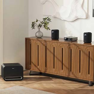 Fonctionnalité multiroom et home cinéma du WIIM SOUND DISPLAY