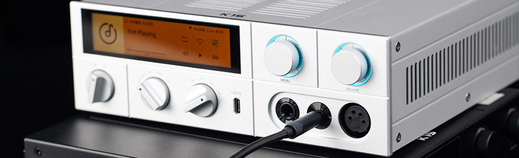 FiiO K15 : Vue de face