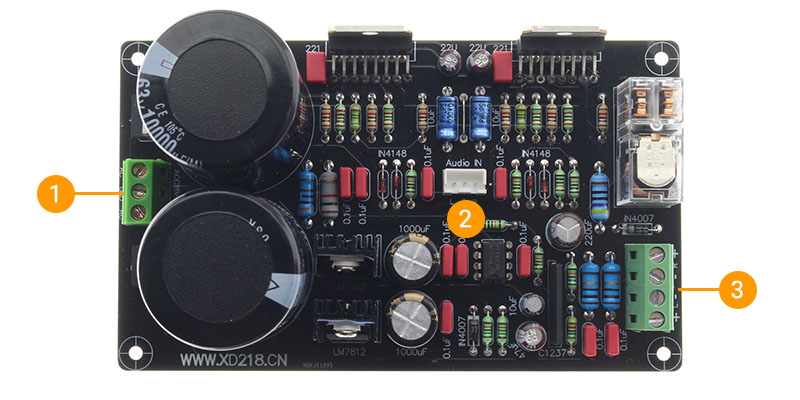 Aperçu du module amplificateur XDA019