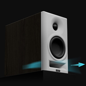Topping Professional MA4 : Bass reflex en facade