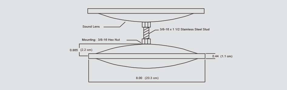Dimensions du Clark Synthesis Diluvio AQ339-100