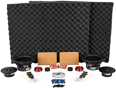 Dayton Audio BR-1 : Front view of kit contents
