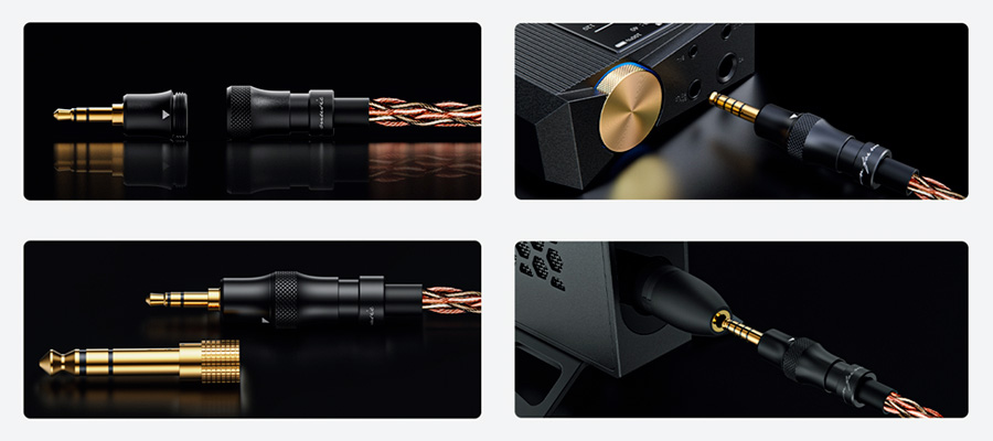 FiiO FT13: Interchangeable connectors