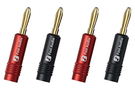 Photo des fiches banane Fosi Audio