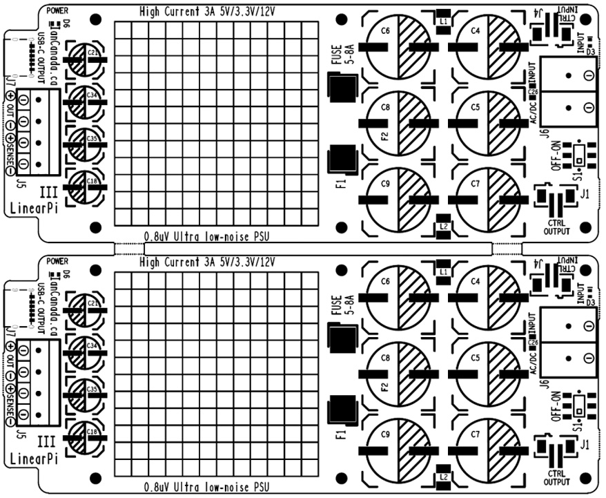 Ian Canada Linear Pi Solo : board diagram