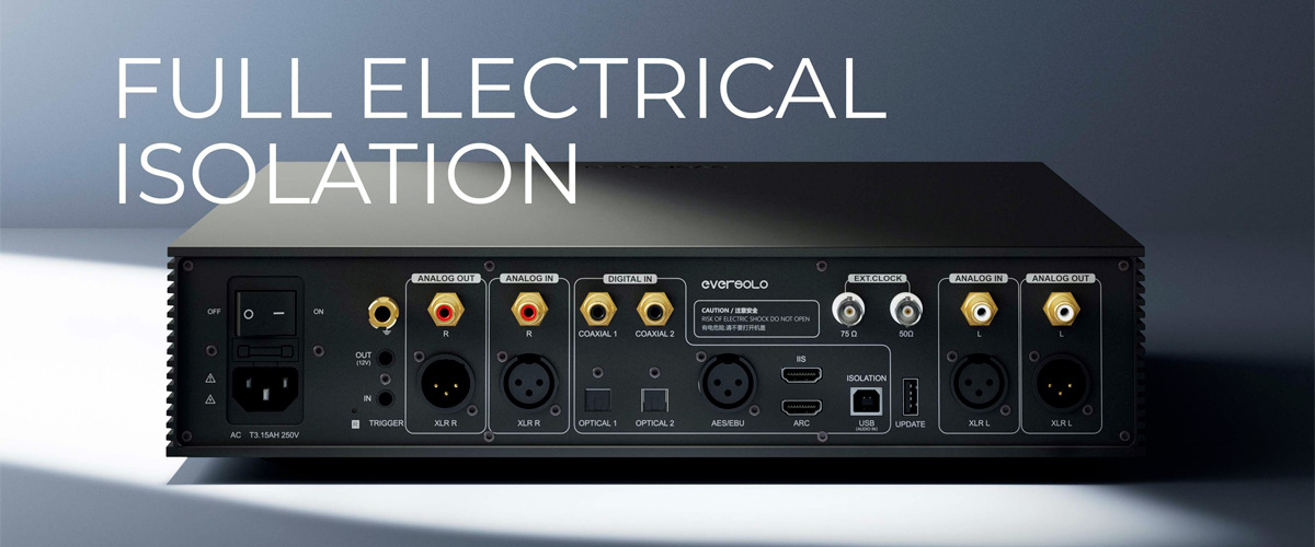 Eversolo DAC-Z10: Rear view