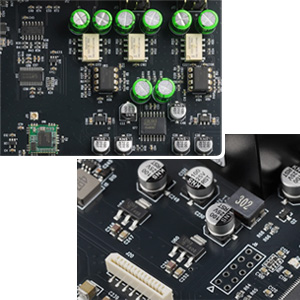 Audalytic DR70: Output stage and power supply circuits
