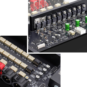Audalytic HP70 : Étage d'amplification et préamplification
