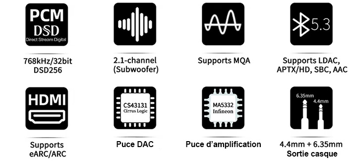 SMSL AO300 Pro : summary of features