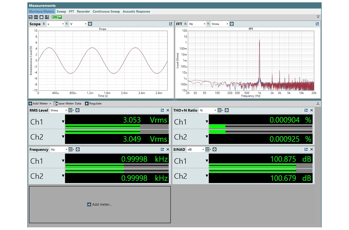 FiiO Snowsky Echo Mini: Distortion amplitude measurement