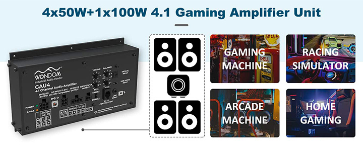 Wondom AA-AS43112 GAU4 : Amplificateur 4.1