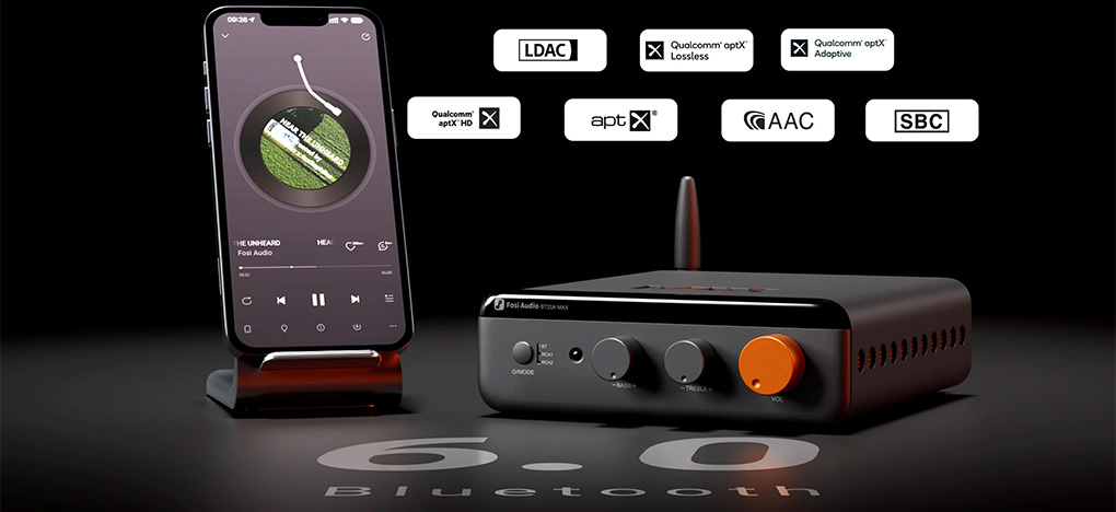 Fosi Audio BT20A MAX : Bluetooth codecs