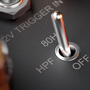 Fosi Audio BT20A MAX : high-pass filter switch