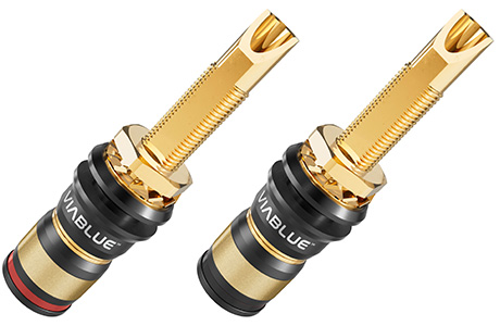 Viablue T8 Binding Post : Front view