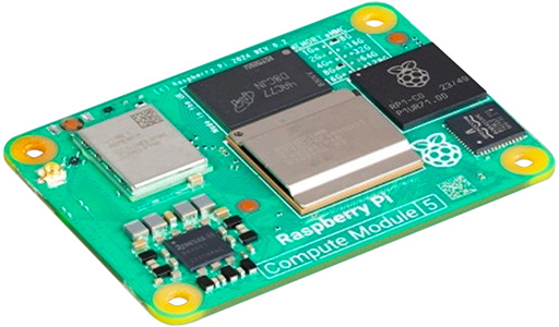 RASPBERRY PI COMPUTE MODULE 5 : Front view