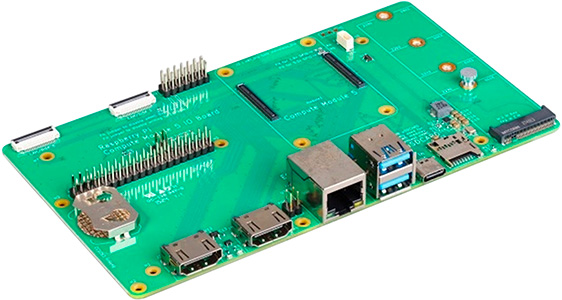 RASPBERRY PI IO BOARD : Vue de face