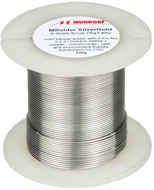 MUNDORF Soldering Tin : Front view