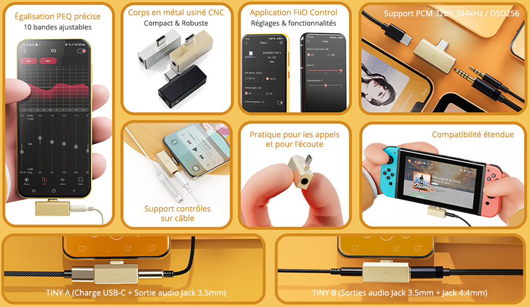 FiiO Tiny B : Caractéristiques