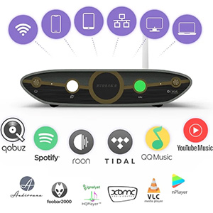 iFi Audio ZEN Stream 3 : Service de streaming compatible