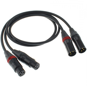 Audiophonics Wire XLR : Front view