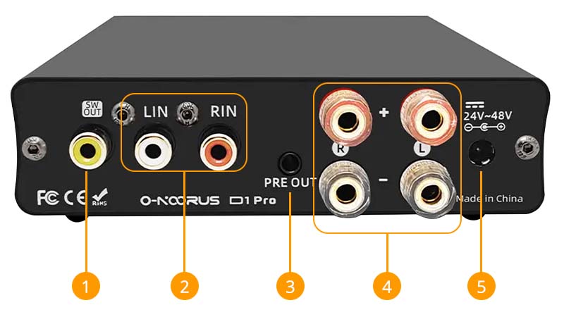 Aper&ccedil;u du O-NOORUS D1 PRO
