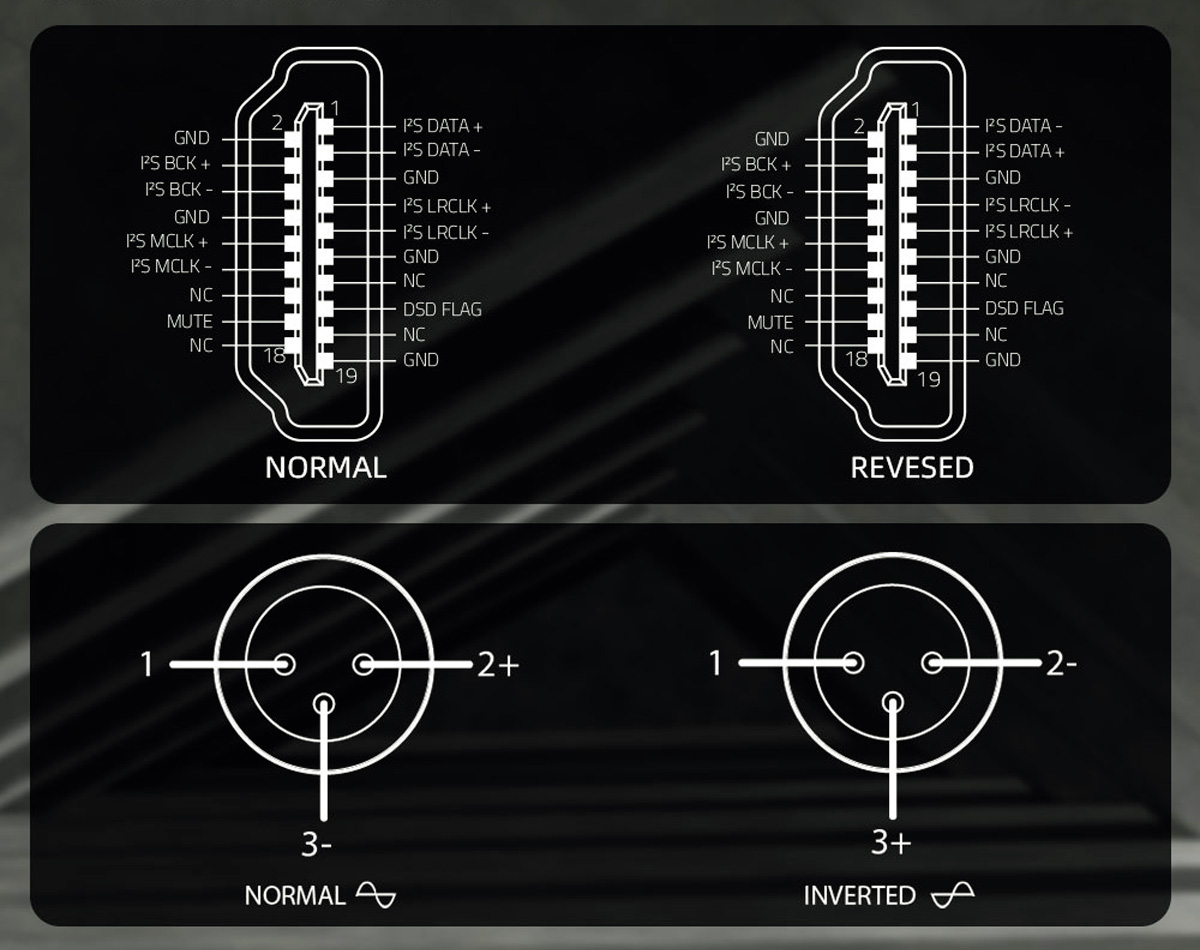 SMSL DL400 : Pinout I2S