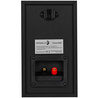 Photo de l'arri&egrave;re d'un Dayton Audio Classic B40