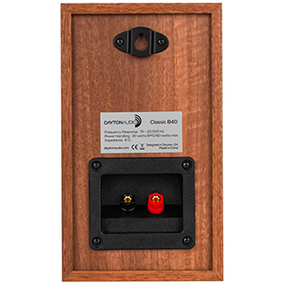 Photo de l'arri&egrave;re d'un Dayton Audio Classic B40