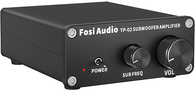 Front view of the Fosi Audio TP-02