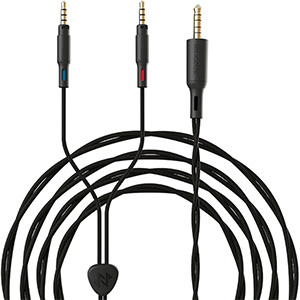 Photo du cable 2x3.5mm vers 4.4mm pour Casque NH20