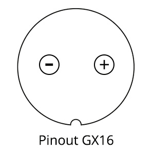 FiiO Darkside Pro : Pinout GX16