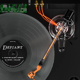 Photo du bras et de la cellule du Fosi Audio Luna3