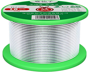 Tin Solder : Front view