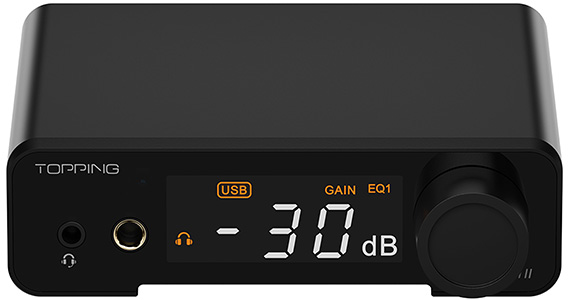 Topping DX1 II : Front view