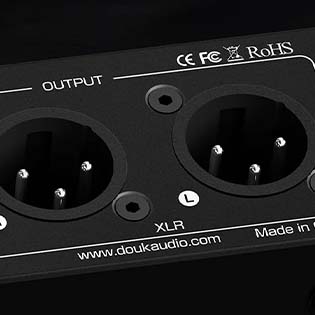 DOUK AUDIO P7 : Sortie XLR sym&eacute;trique v&eacute;ritable