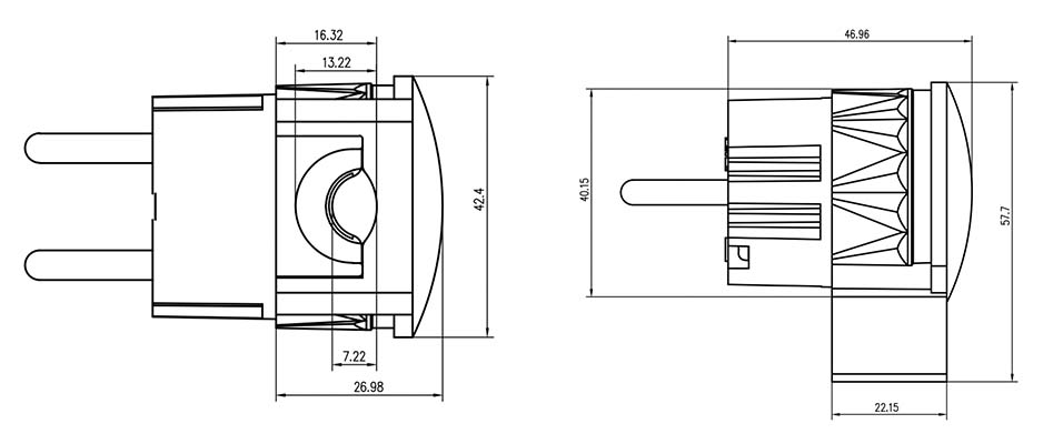 Dimensions VIBORG LE505G