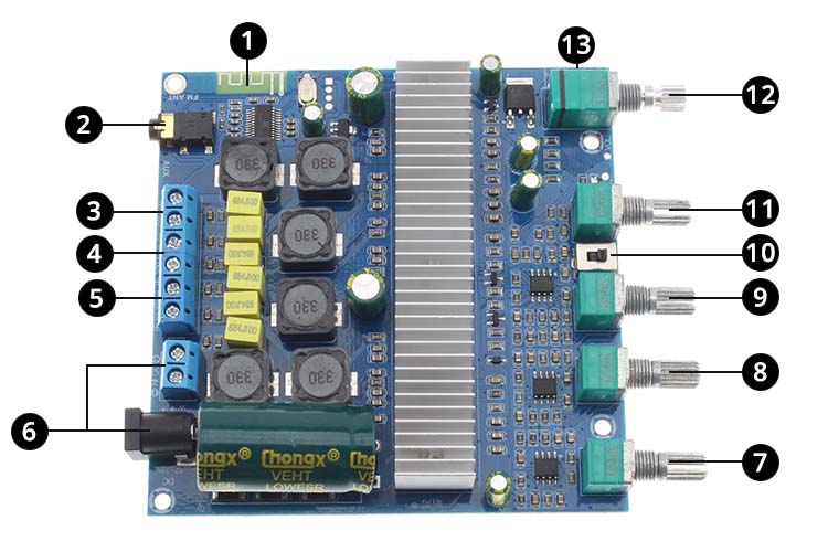 Overview of the TPA3116D2 Bluetooth Amplifier Module