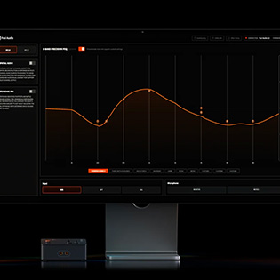 Image showing the equalizer of the Fosi Audio C3
